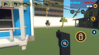 Post pixel apocalypse attack (by Jef Nielsen) - shooting game for android - gameplay. screenshot 4