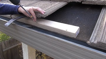 EasyOn Gutterguard: Installing On Gutter Raised Higher Than Roof Line