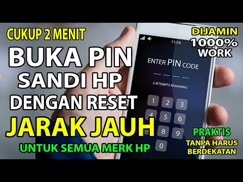 LUPA POLA / PIN SANDI HP? Begini Cara Buka Pin / Sandi HP dengan Reset Jarak Jauh | 1000% Work 2022