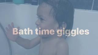 Bath time giggles