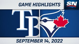 MLB Highlights | Rays vs. Blue Jays - September 14, 2022