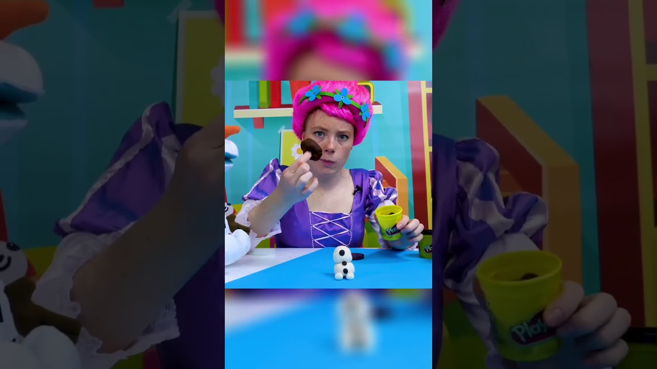 Hände für Baby Olaf machen 