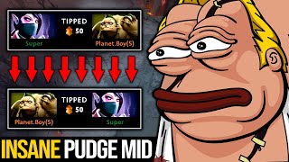 NEVER TIP THIS PUDGE!!! INSANE PUDGE MID TAUGHT TA A LESSON | Pudge Official