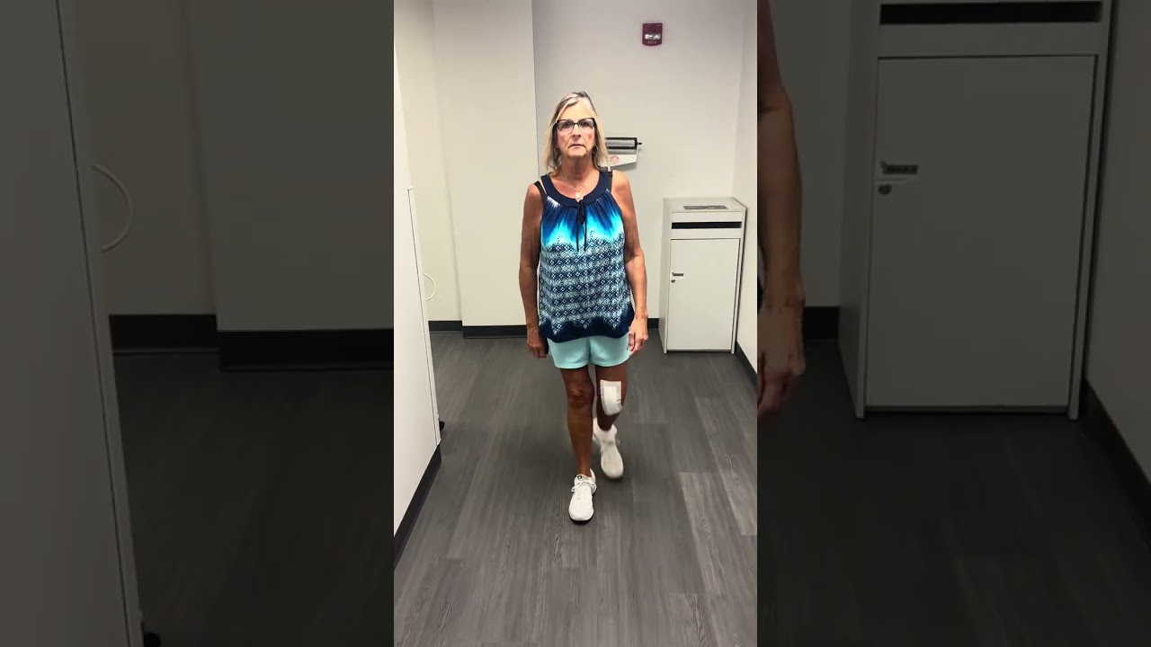 Jiffy Knee&trade; Recovery at 2 Weeks | Dr. Nieman | Total Knee Replacement (Diana)