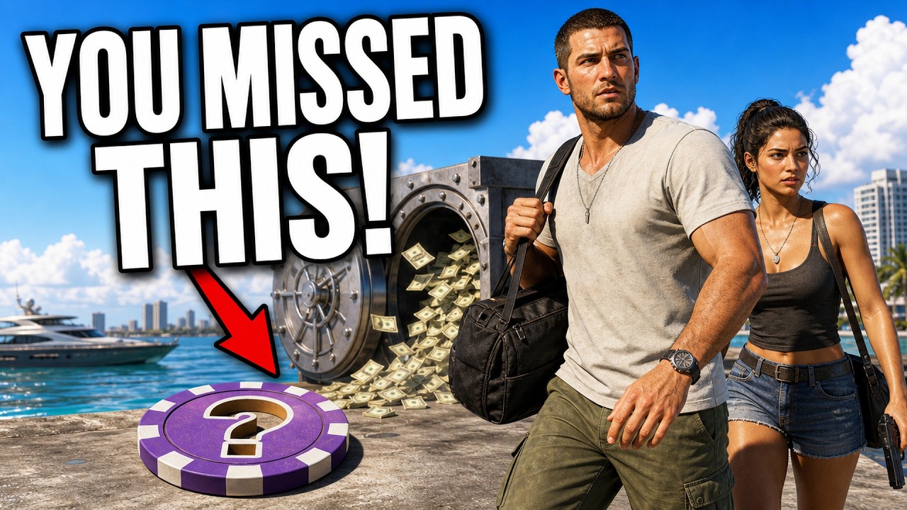 GTA 6 Radar video thumbnail: the GTA 6 questions Rockstar answered about fishing and hunting, next to the ones about money, heists and the casino that it has not