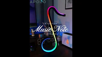 Creative Music Note Table Lamp