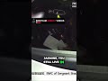 The awkward start to a police traffic stop