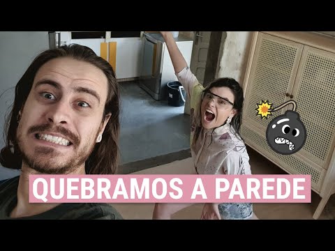 QUEBRAMOS A PAREDE DA COZINHA | DIÁRIO DE OBRA EP05