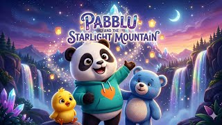 Pabblu Panda’s Magical Starlight Mountain Adventure 🌟✨ | Kids Cartoon Story & Bedtime Animation