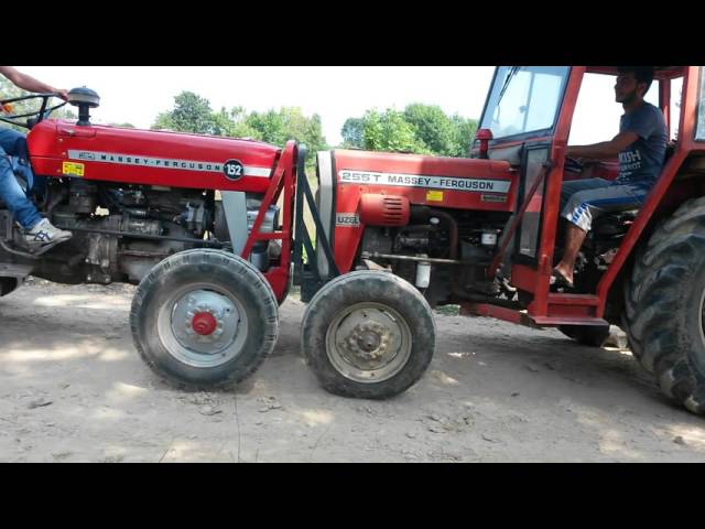 massey ferguson 152 vs 255t youtube