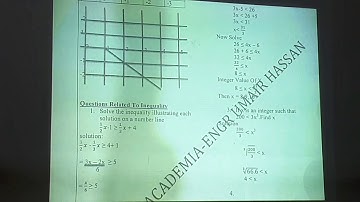 O LEVEL MATH LEC 17A- INEQUALITIES ON A NUMBERLINE