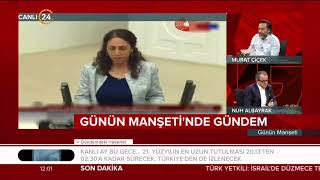Eski sağlıkçı HDP milletvekili Saliha Aydeniz, Meclis'te konuştu Resimi