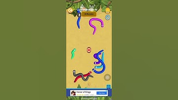 Tangled Snakes Game | Adventure Level 18 moves only | Puzzle Game #mobilegame #games #shorts #yt