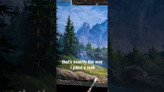 Painting Rocks In Acrylics  #shorts