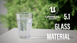 How to make Glass Material in Unreal Engine 5.1, Path Tracing recommended | TUTORIAL