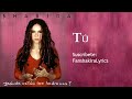 08 Shakira - Tú [Lyrics]