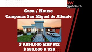CASA LAS CAMPANAS SAN MIGUEL DE ALLENDE EN VENTA (  FOR SALE )