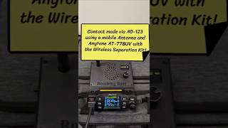 Anytone AT-778uv Dual Band Ham Radio making contact with K7PD via AO-123 Operating Remotely!