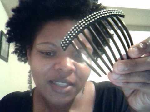 Decorative Hair Combs For Your Natural Transitioning Hair Youtube