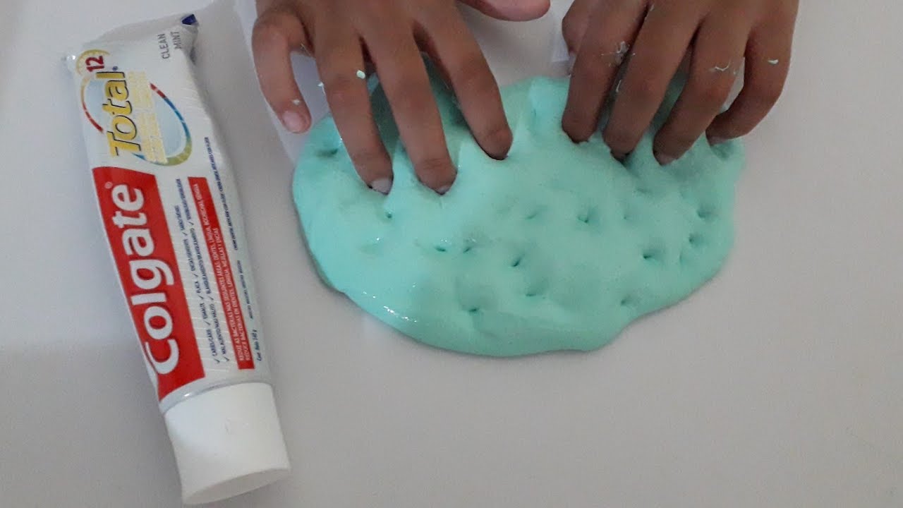 Como Fazer Slime Com Cola Branca E Talco