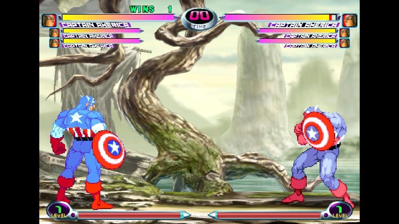 キャプテンアメリカの勝利ポーズ集 / MARVEL VS. CAPCOM 2 - YouTube