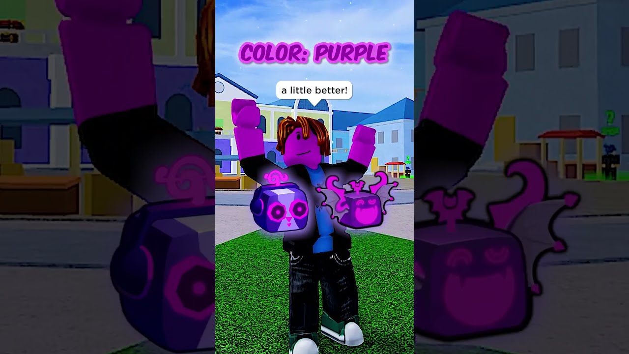 WHEN BACON IS KIND HIS COLOR GETS STRONGER IN BLOX FRUITS INSIDE OUT Shorts
