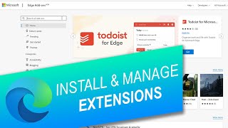 how to install extensions in edge