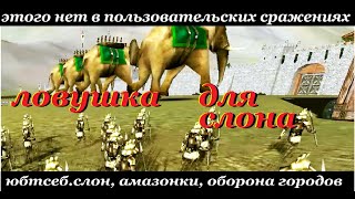 Пленение Юбтсебского слона. Rome Total War