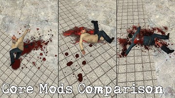Comparing Gore Mods in GMOD