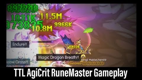 Weekly TTL AgiCrit RuneMaster