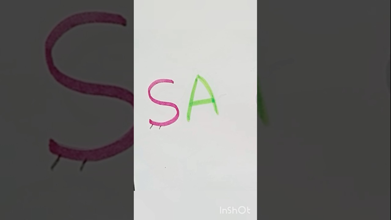 drawing from letters 