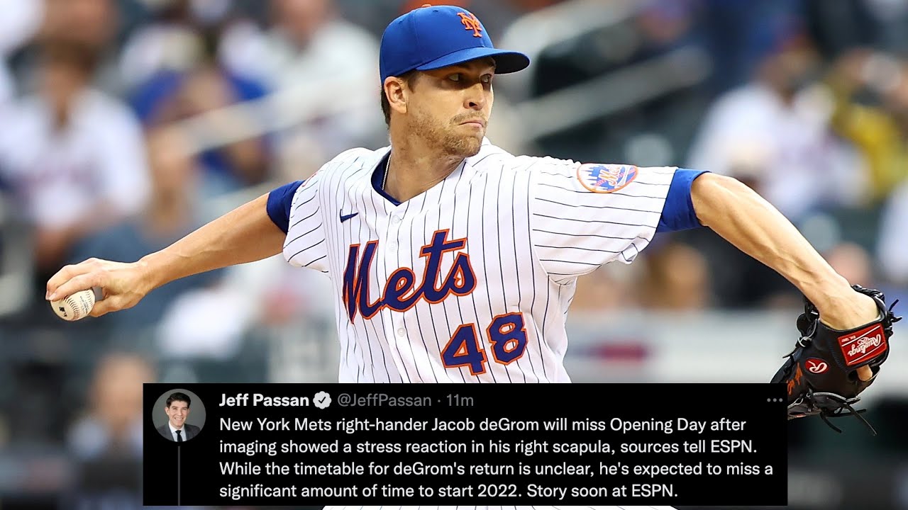 Mets Give Update on Jacob deGrom's Injury Status