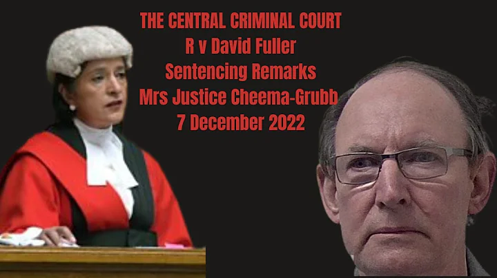 R v David Fuller Sentencing Remarks "7 December 20...