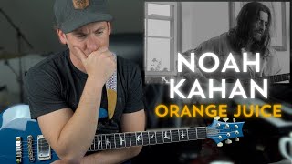 Guitar Teacher REACTS: NOAH KAHAN | Orange Juice (Live Acoustic)