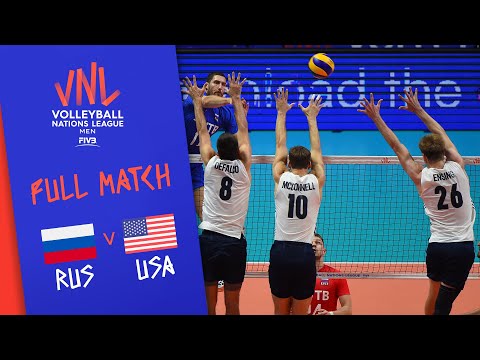 Russia v USA - Full Match - Final Round Pool B | Men&rsquo;s VNL 2018