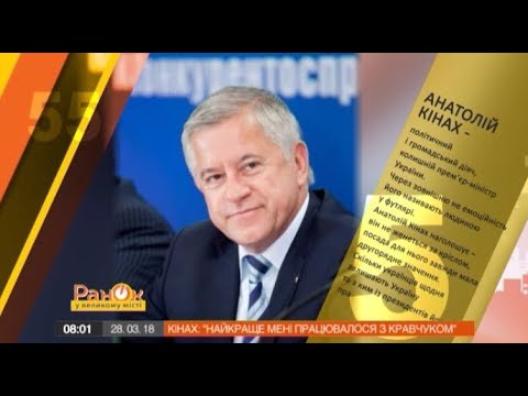 55 за 5: Лучше всего мне работалось с Кравчуком, - Кинах