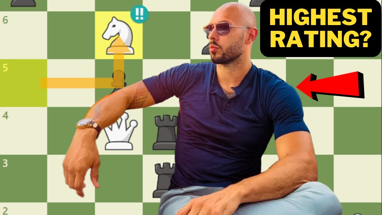 Andrew Tate chess rating: Andrew Tate chess rating: Find out how good he is  compared to the champions of the sport