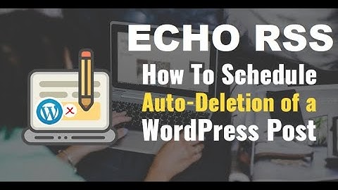How to automatically delete posts created by the Echo RSS Feed Post Generator plugin?