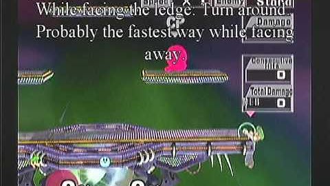 Some ways to grab ledge with luigi.