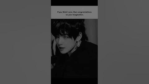 Zero F’s Given 🤷#kpop #bts #taehyung #motivation #fypシ゚viral #shortsfeed