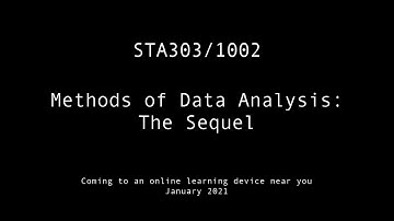 STA303/1002 Course Trailer