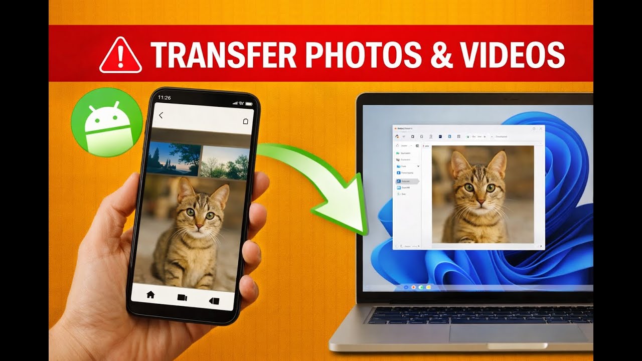 How to Transfer Photos & Videos from Android to Your Computer (Easy ...