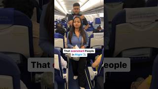 Oversmart People in Flight ✈️ #shorts #viral #plane
