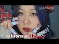 review & swatch🍒 dearmay california cherry velvet tint | kieuchinh2706