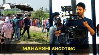 Maharshi Shooting On Location Visuals Mahesh Babu Pooja Hegde Vamsi Paidipally Friday Poster