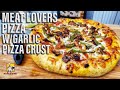 Meat Lovers Pizza with Garlic Pizza Crust