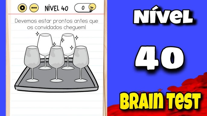 Brain test em português nível 39 e nível 40 