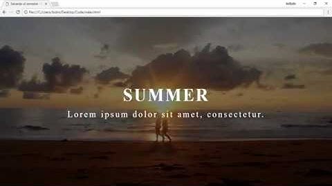 Speed Code - Fullscreen Automatic Video Slider Background - HTML | CSS | JS