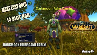 Make Gold During Darkmoon Faire & Get Your 14 Slot Bag - Season of Discovery Guide WoW Classic