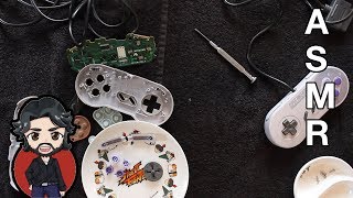 ASMR - Cleaning Controllers: Super Nintendo [No Talking]